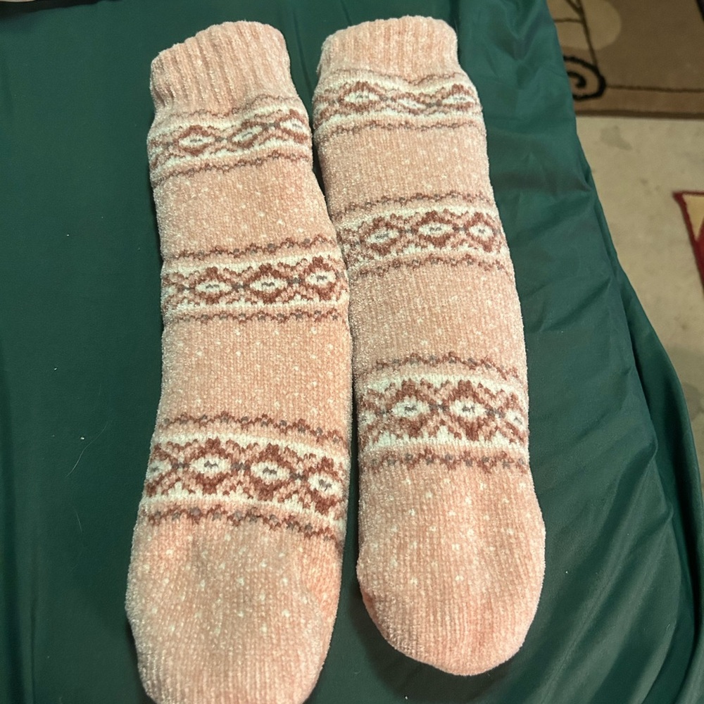 Cozy Patterned Slipper Sock